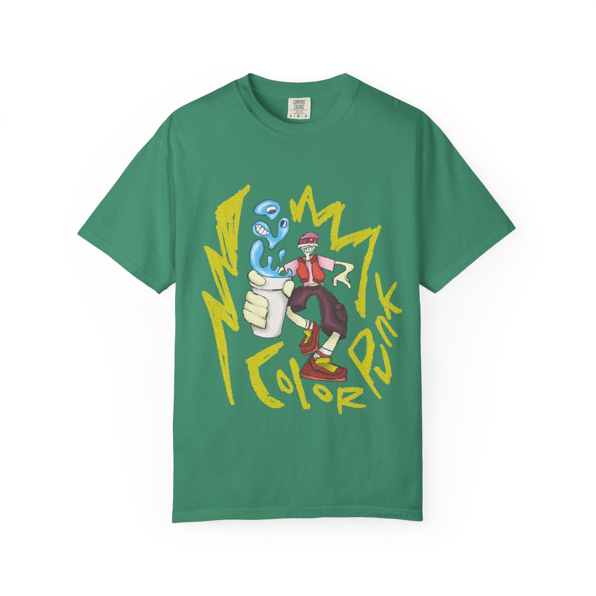 Vibrant Tee - Y2K Hip-Hop Style