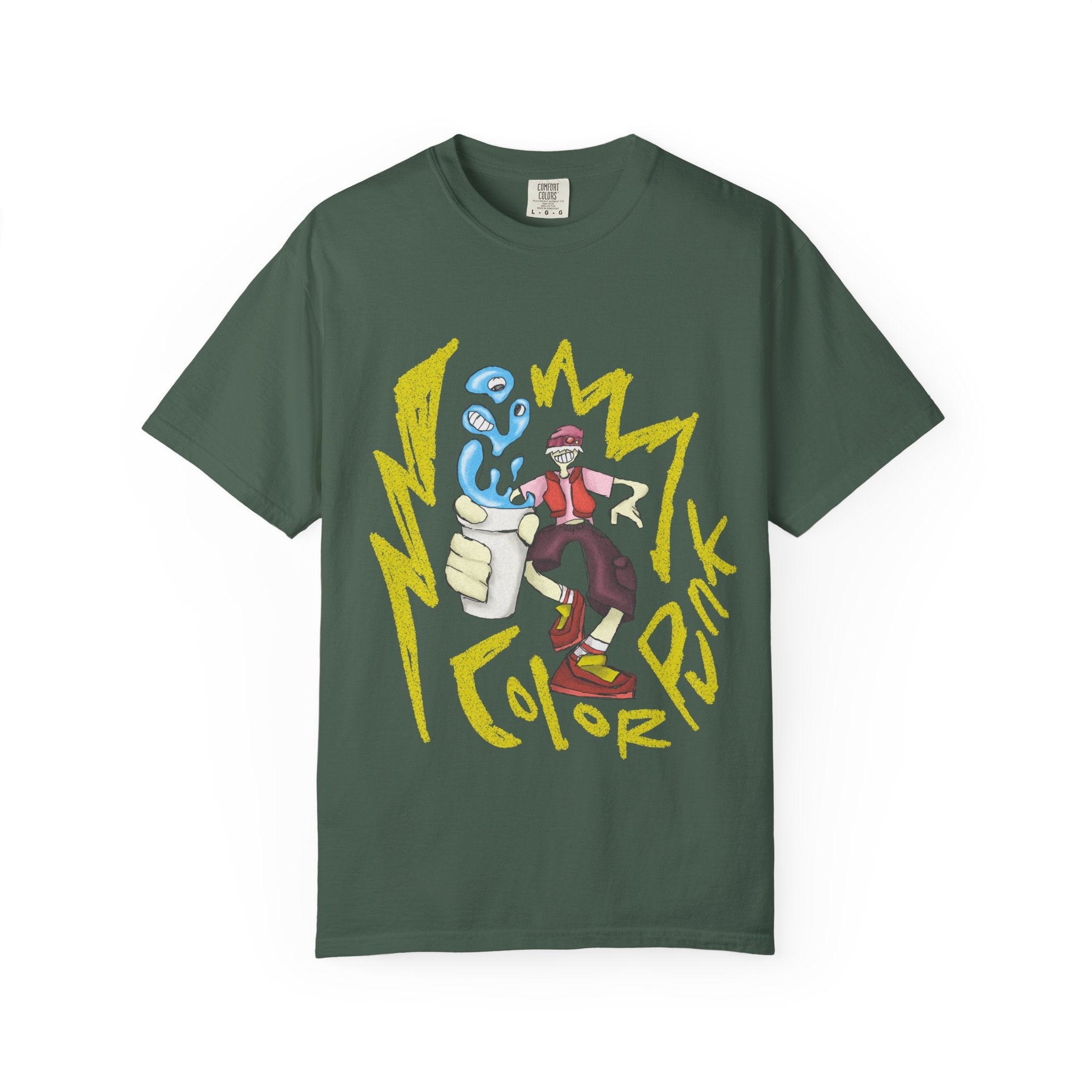 Vibrant Tee - Y2K Hip-Hop Style