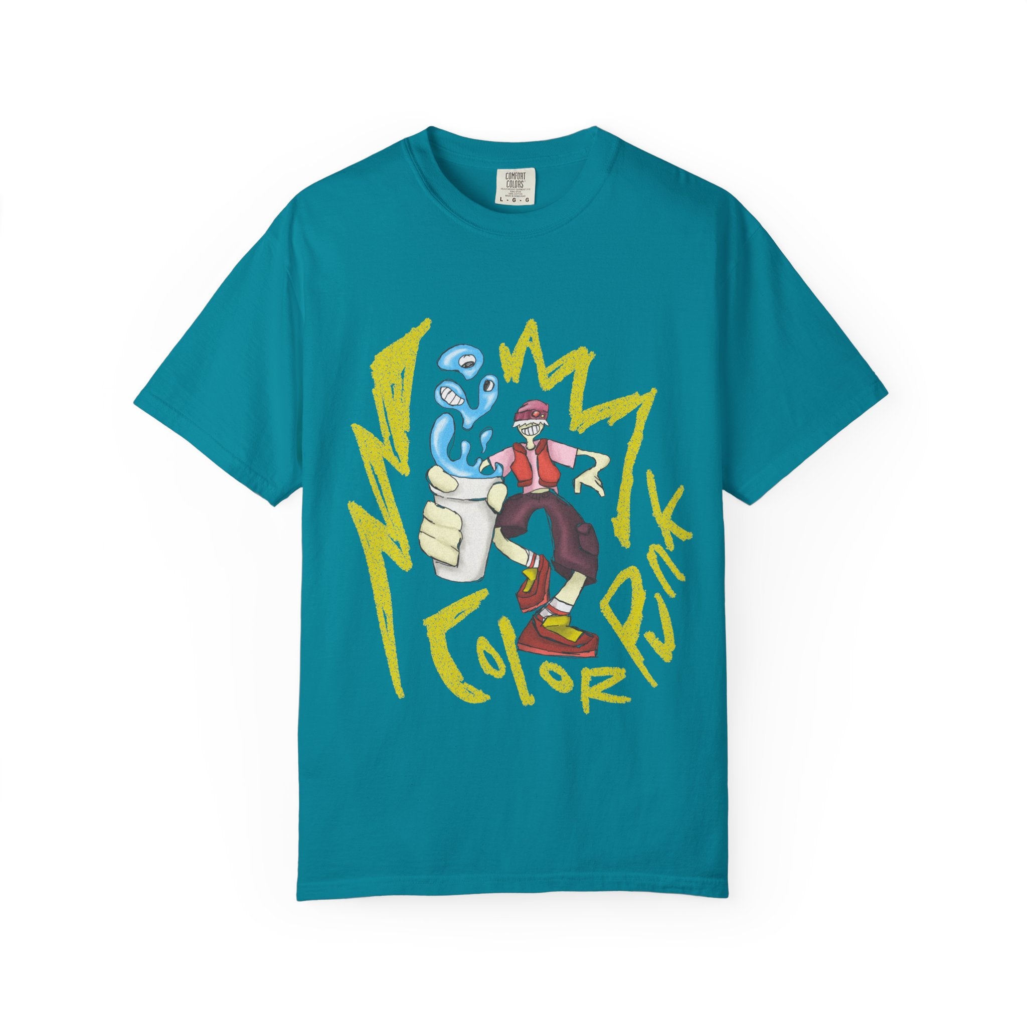 Vibrant Tee - Y2K Hip-Hop Style