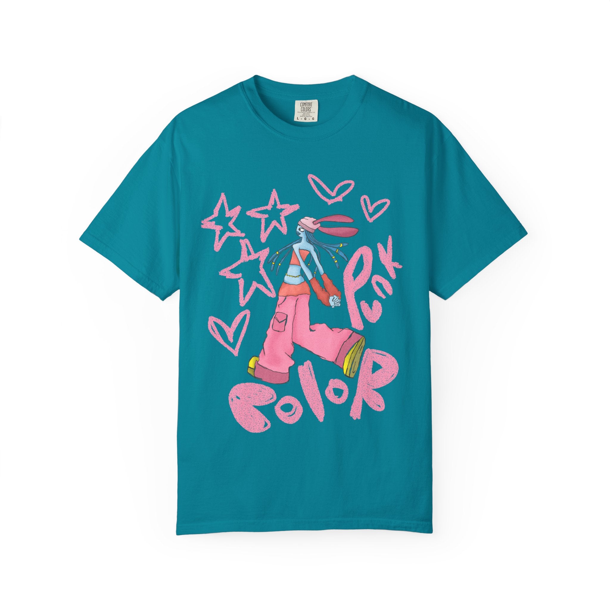 Vibrant Tee - Y2K Hip-Hop Style