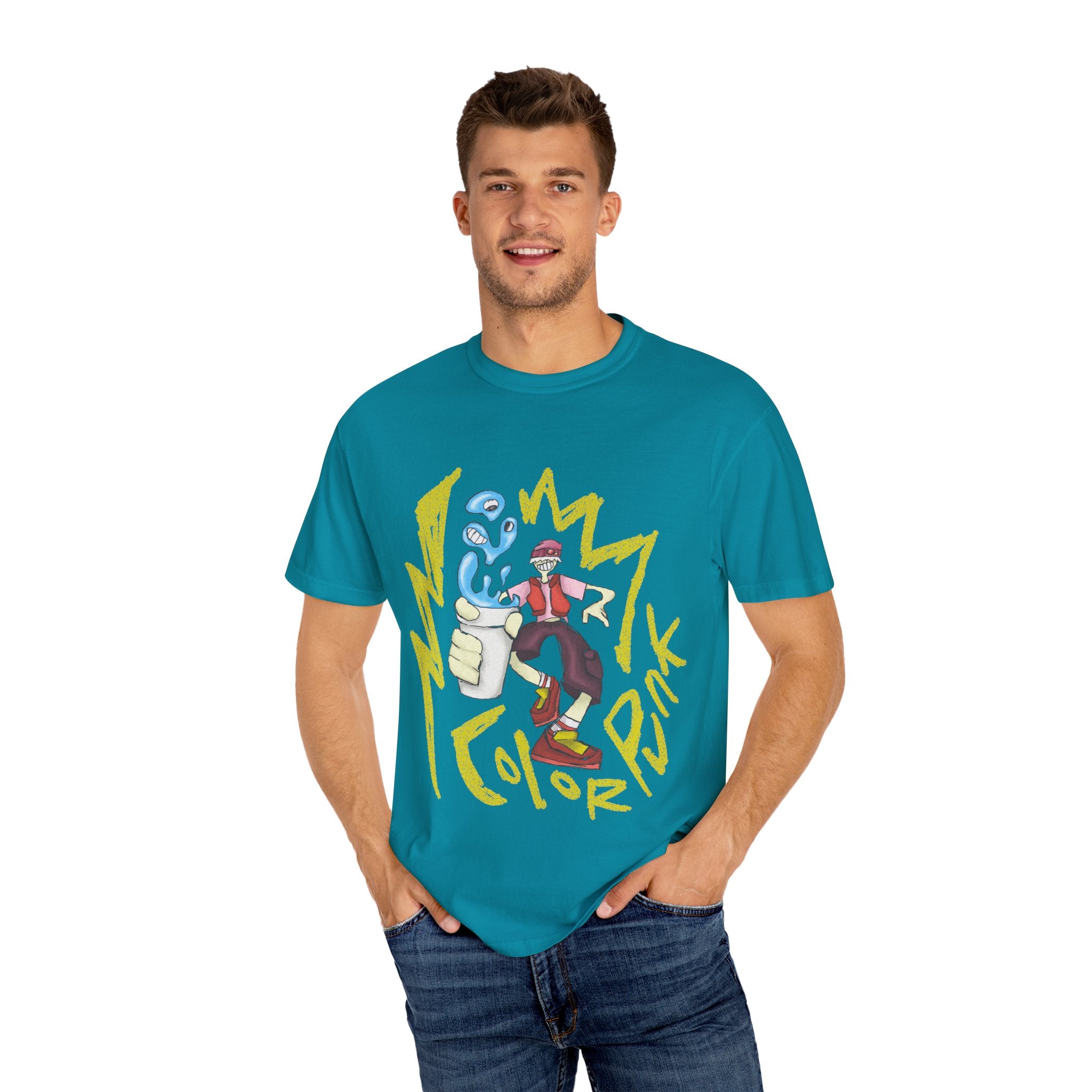 Vibrant Tee - Y2K Hip-Hop Style