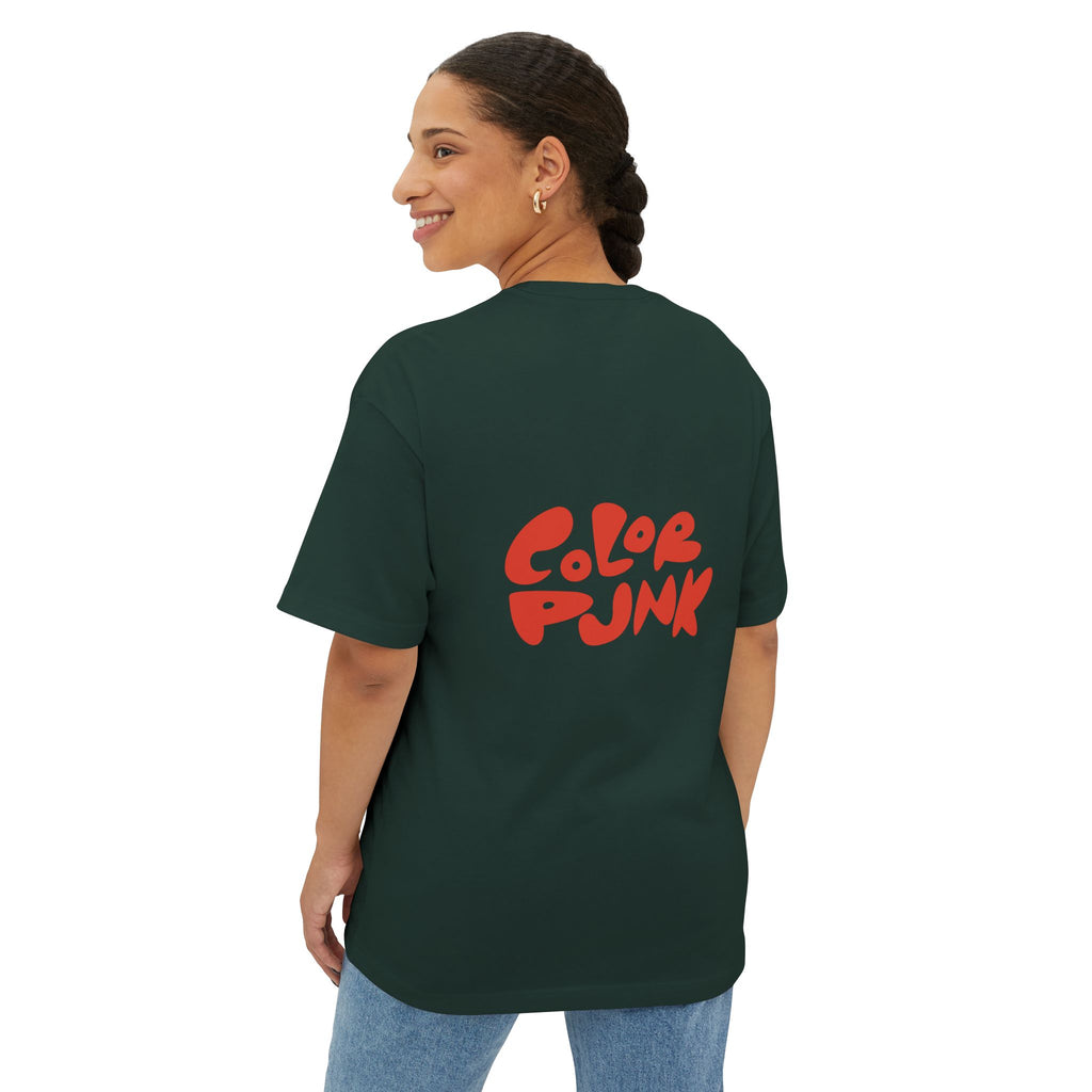 Vibrant Baggy Boxy Tee - Y2K Hip-Hop Style