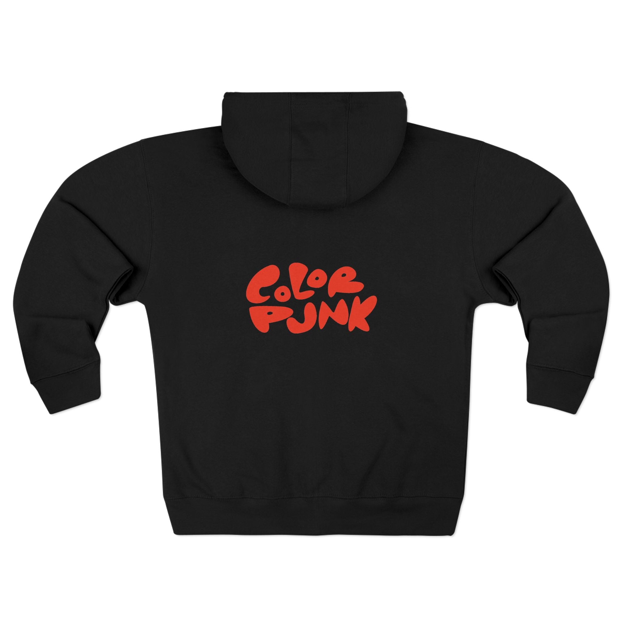 Color Punk Zip Hoodie
